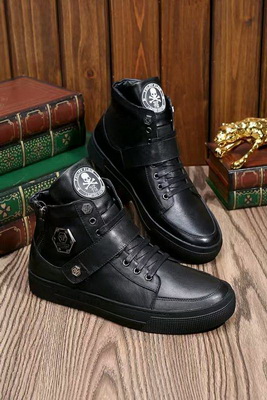 PhiliPP Plein High-Top Fashion Men Shoes--044